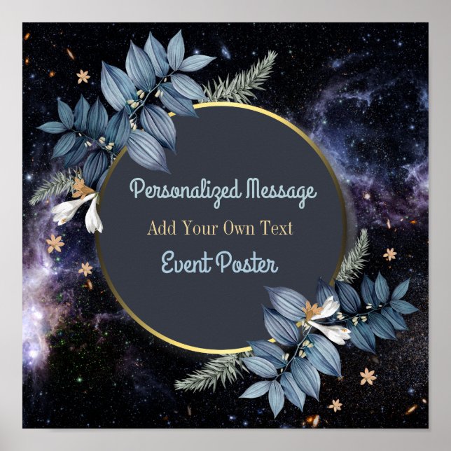 Floral Event Poster (Front)