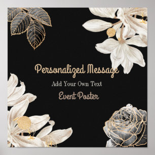 Floral Event Poster