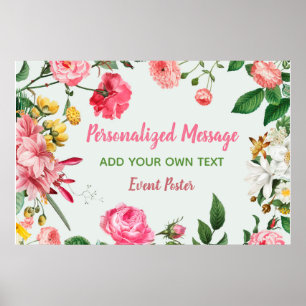 Floral Event Poster
