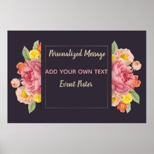 Floral Event Poster