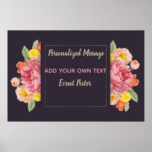 Floral Event Poster (Front)