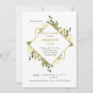 Floral Expression Invitation