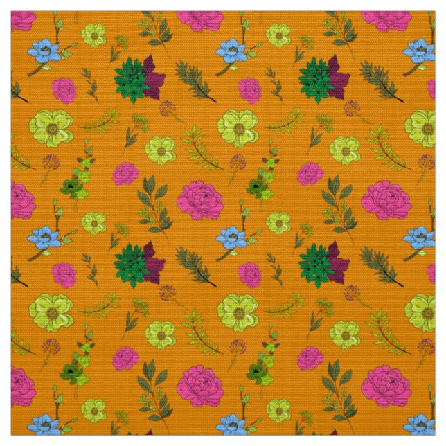 Floral Fabric Design (Swatch)