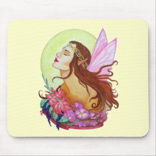 Floral Fairy Mouse Pad