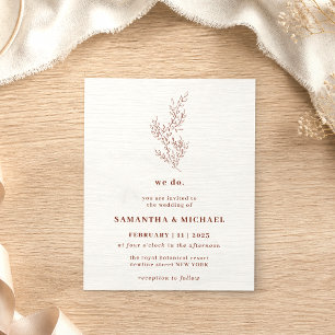 Floral Fall Boho Terracotta Budget Botanical we do Flyer