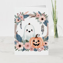 Floral Fall Halloween