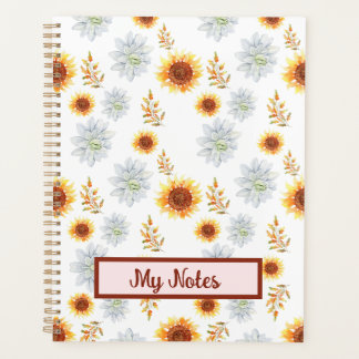 Floral Fall Inspire School  Planner