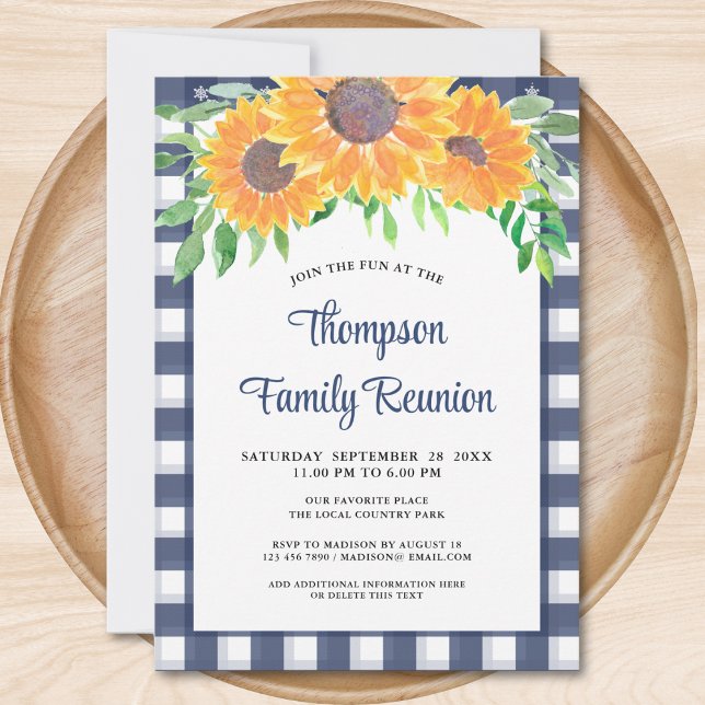Floral Family Reunion Invitation (Creator Uploaded)