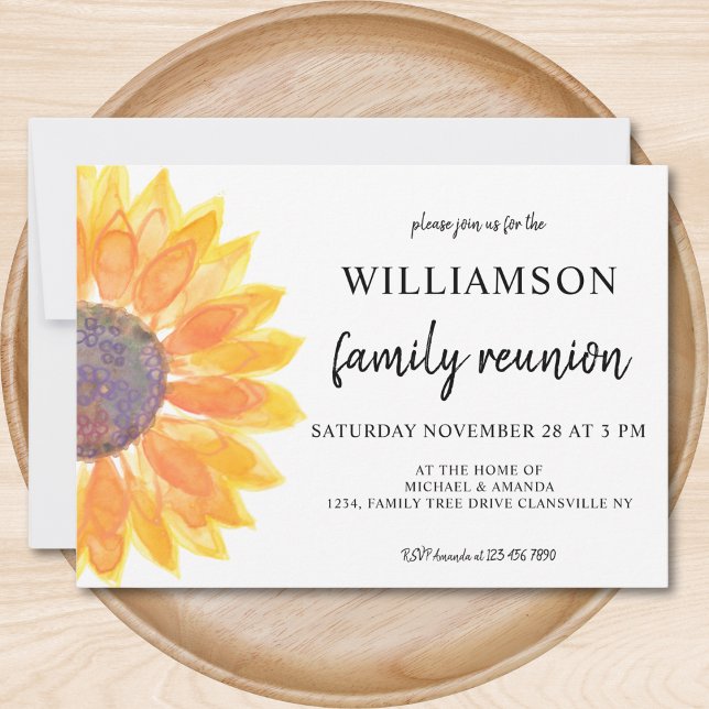  Floral Family Reunion  Invitation (Creator Uploaded)
