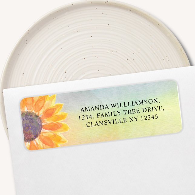 Floral Family Reunion Return Address Label (Creator Uploaded)