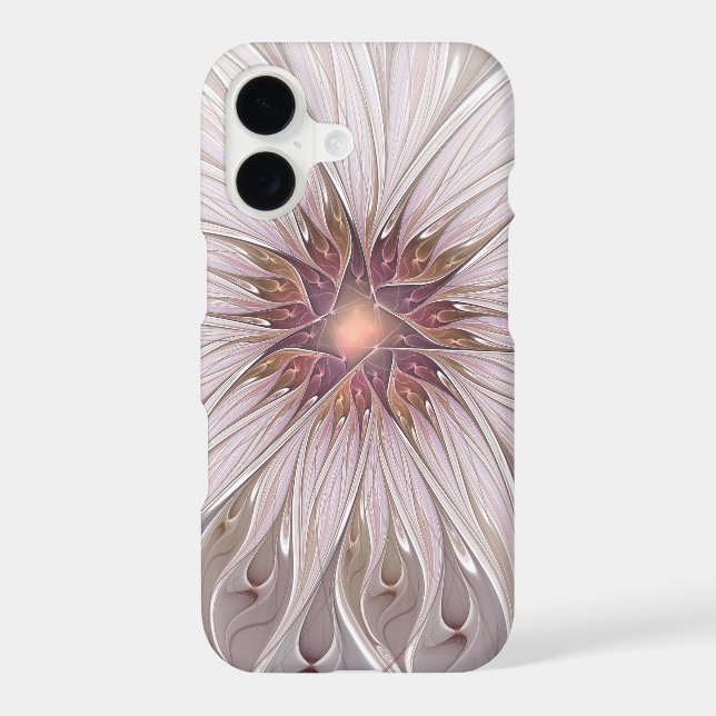 Floral Fantasy, Abstract Modern Pastel Flower (Back)