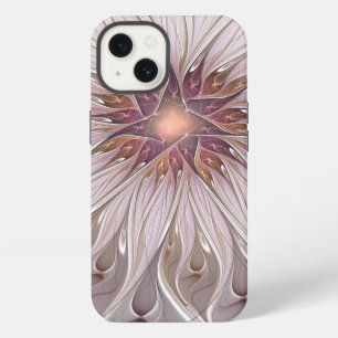 Floral Fantasy, Abstract Modern Pastel Flower iPhone 13 Case