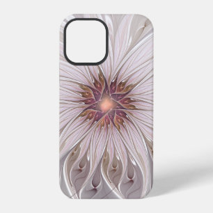 Floral Fantasy, Abstract Modern Pastel Flower iPhone 12 Pro Case
