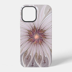 Floral Fantasy, Abstract Modern Pastel Flower iPhone 12 Case