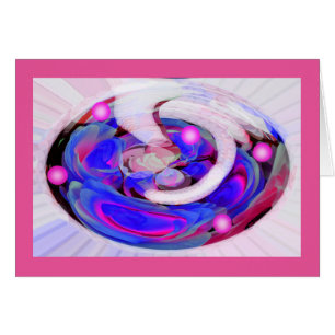 Floral fantasy art card