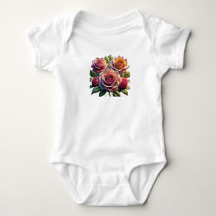Floral Fantasy. Baby Bodysuit