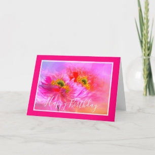 Floral fantasy custom card