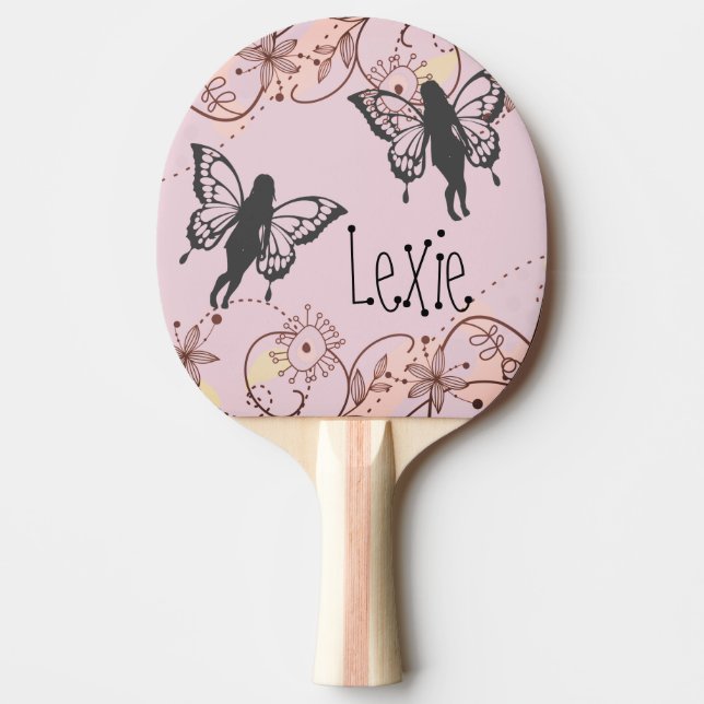 Floral Fantasy Fairies  Ping Pong Paddle (Front)