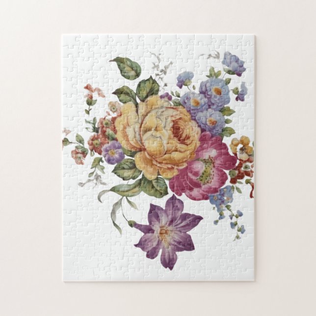 Floral Fantasy  Jigsaw Puzzle (Vertical)