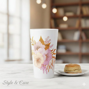 Floral Fantasy Latte Mug