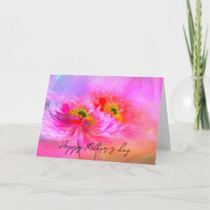 Floral fantasy Mother's day Card