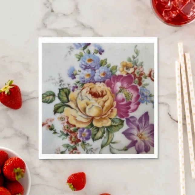 Floral Fantasy  Paper Napkin  (Creator Uploaded)