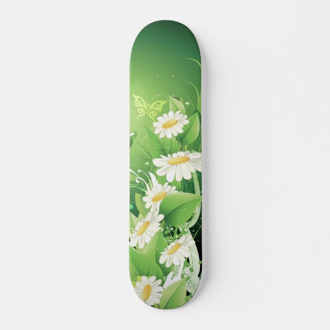 Floral Fashion 7 Skateboard (Front)