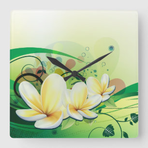 Floral Fashion 8 Wall Clock