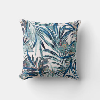 Floral fashion tropical vintage pattern with palm  cushion