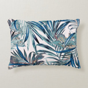 Floral fashion tropical vintage pattern with palm  decorative cushion