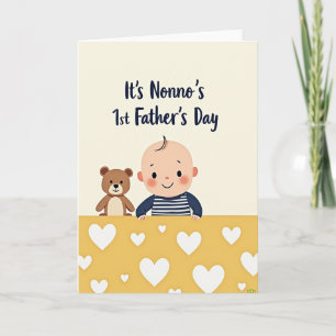 Floral Fathers Day Infant Art Card
