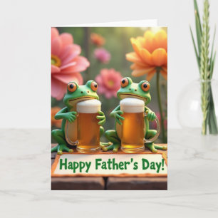 Floral Fathers Day Mug Card