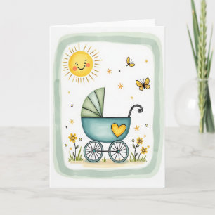 Floral Fathers Day Sun Card