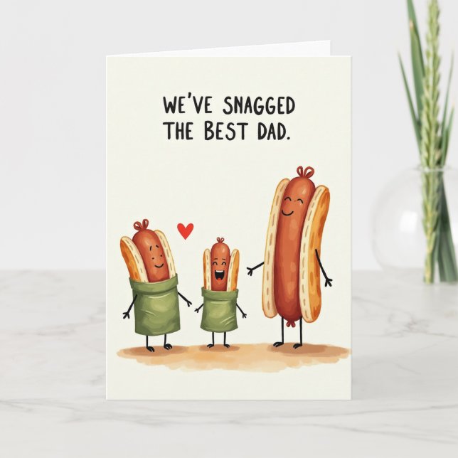 Floral Fathers Day Theme Card (Front)