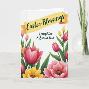 Floral Faux Gold Foil Spring Card