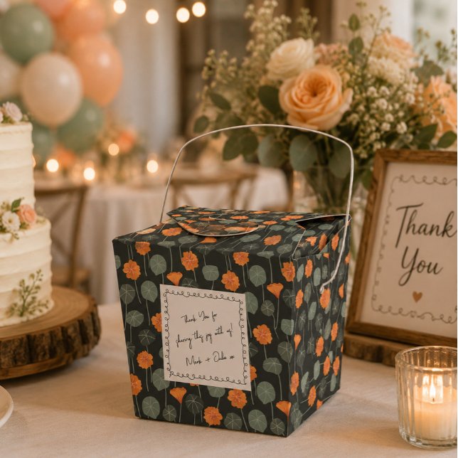 Floral Favour Box with Custom Hand-Drawn Note (Creator Uploaded)