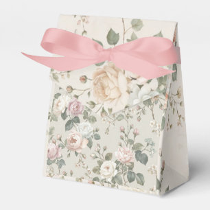 Floral Favour Boxes Bridal Shower   Blush Rose Gar