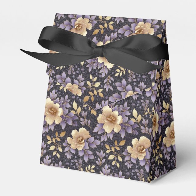 Floral Favour Treat Box (Front Side)