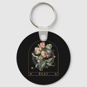 Floral Feminist 8647 Anti-trump Human Rights Funny Key Ring