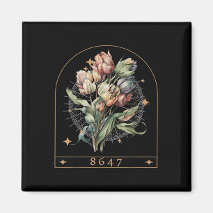 Floral Feminist 8647 Anti-trump Human Rights Funny Magnet