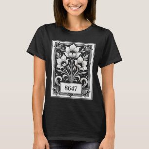 Floral Feminist 8647 Anti-trump Human Rights Funny T-Shirt
