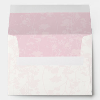 Floral Field (Ivory - Blush Pink)  Envelope