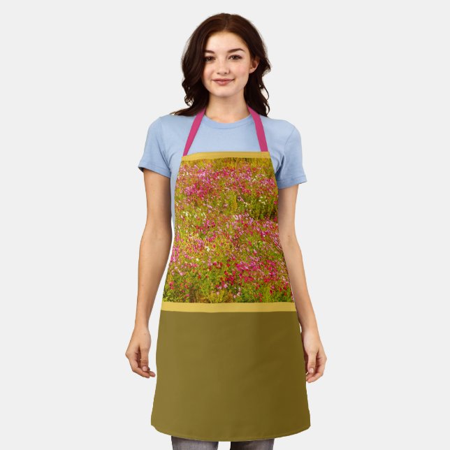 FLORAL/FIELD OF WILDFLOWERS" APRON (Worn)