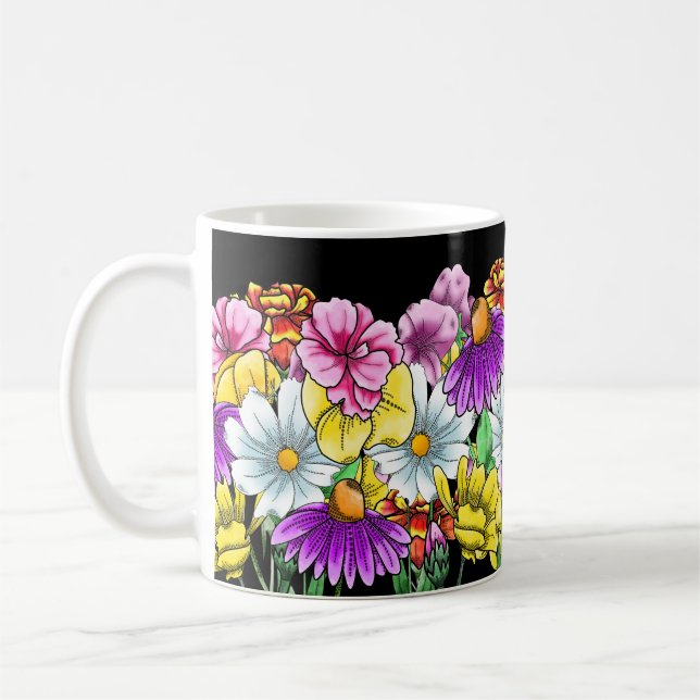 Floral Field Too Coffee Mug (Left)