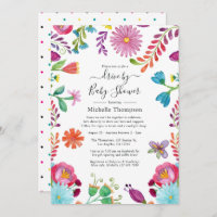 Floral Fiesta Drive By Bridal or Baby Shower