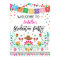 Floral Fiesta Graduation Party Welcome Sign