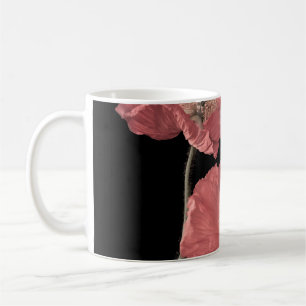 Floral fine art still life pastel colour macro of coffee mug