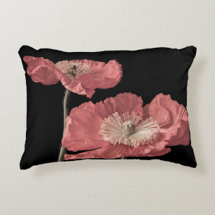 Floral fine art still life pastel colour macro of decorative cushion