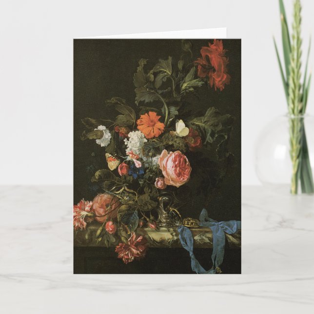 Floral Fine Art with Roses Card (Front)