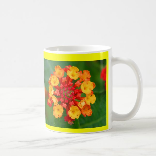 Floral Fireworks Mug #4 (Right)